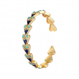 Buy Nefertiti Floral Egyptian Bracelet  Silver Bracelet online