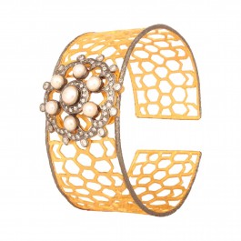 Honeycomb Pearl Royal Bracelet