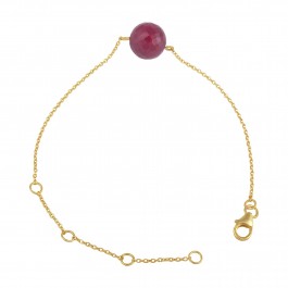 Ruby Golden Bracelet