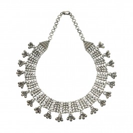 Silver Andaz Short Necklace