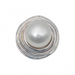 Spiral Pearl Pendant 