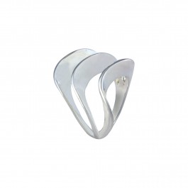 Wavy Silver Ring