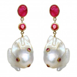 9Red Ruby Stone Drop Earring For Girls in Tirunelveli at best price by  Breeze Handicrafts  Justdial