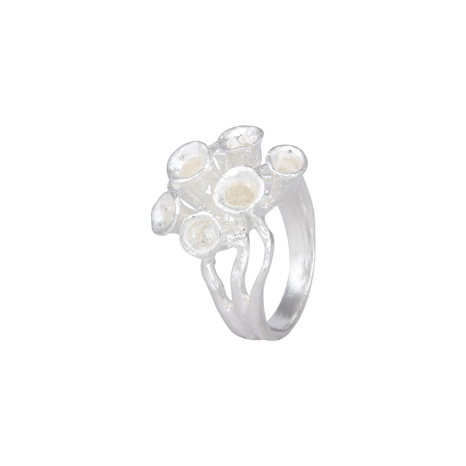 Funky Floral Bud Ring