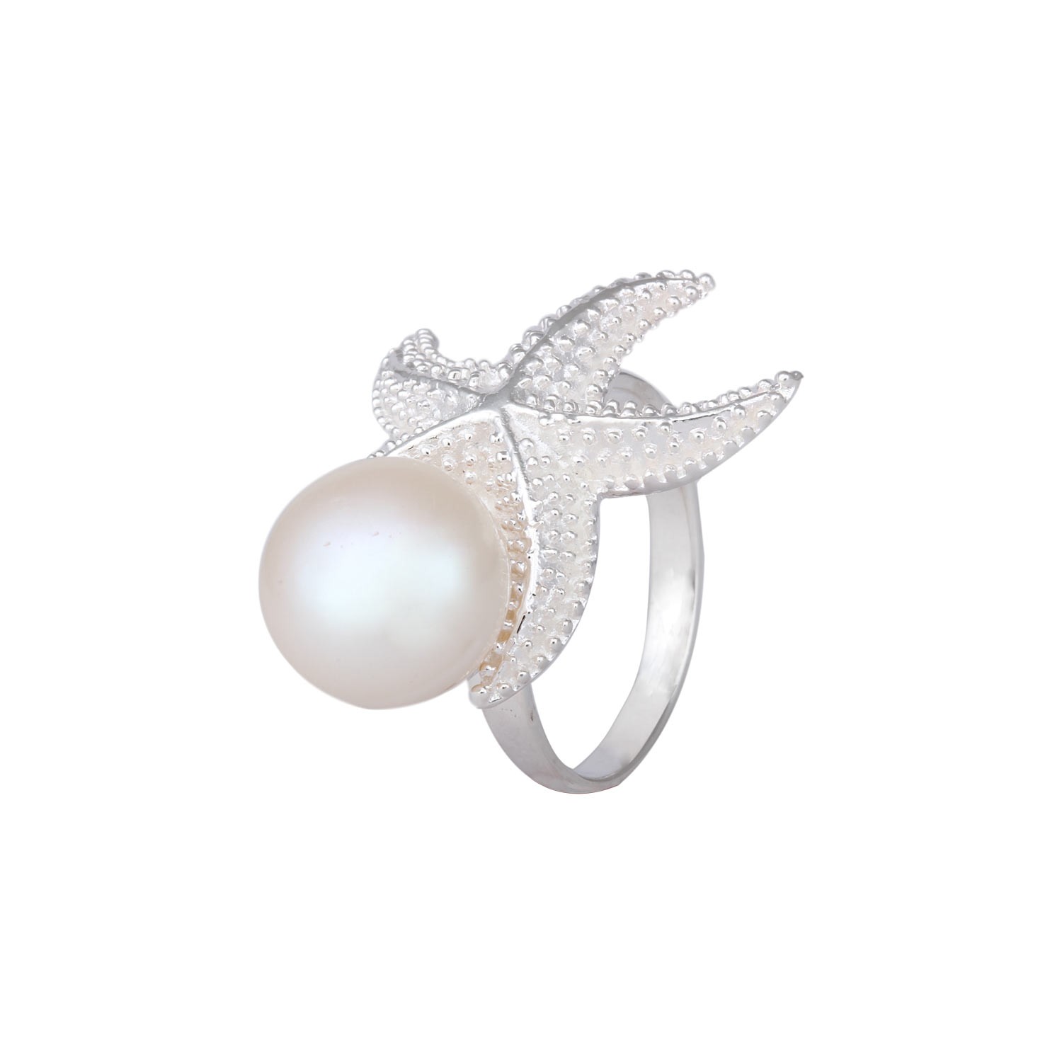 Starshine Starfish Pearl Ring