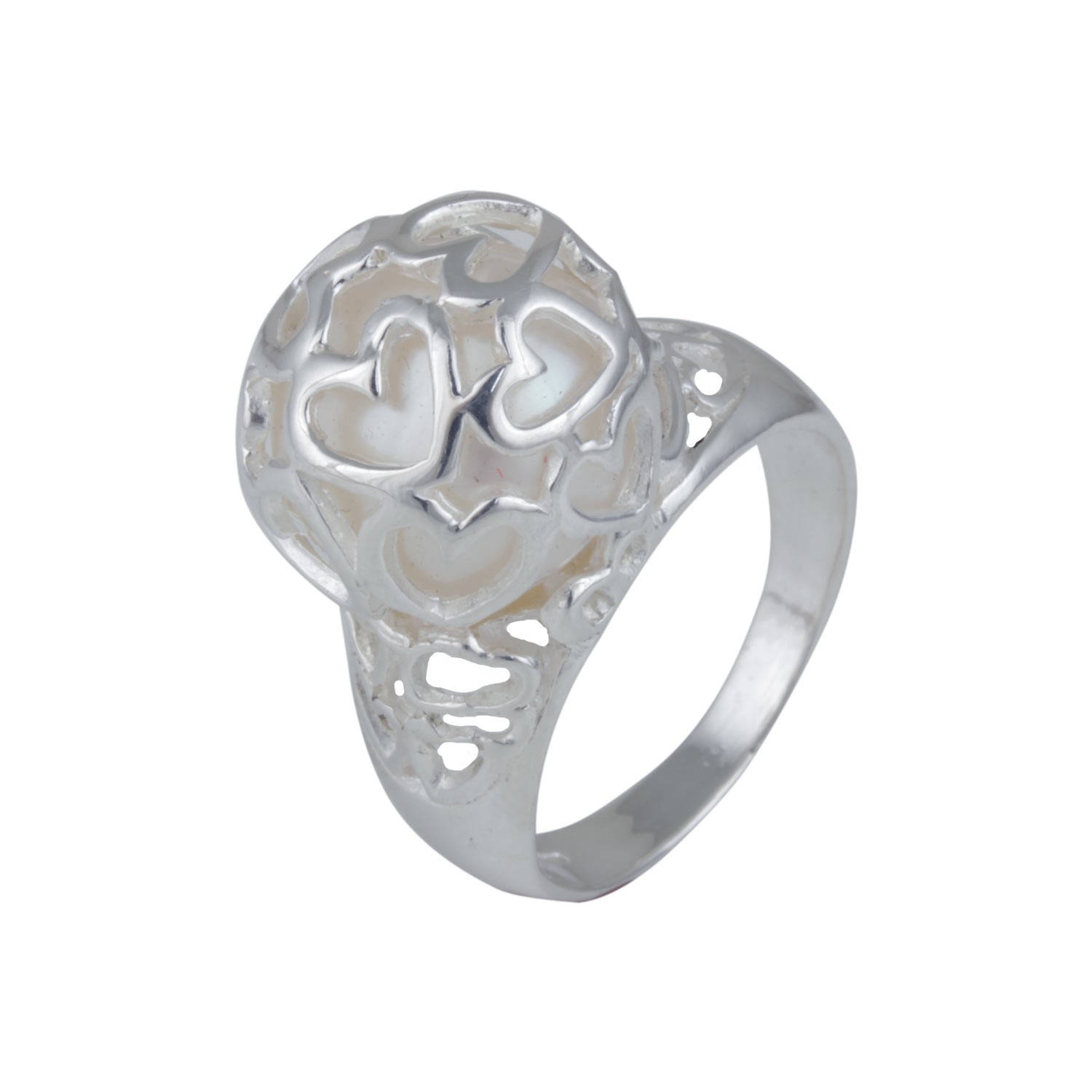 Hearty Pearl Ring