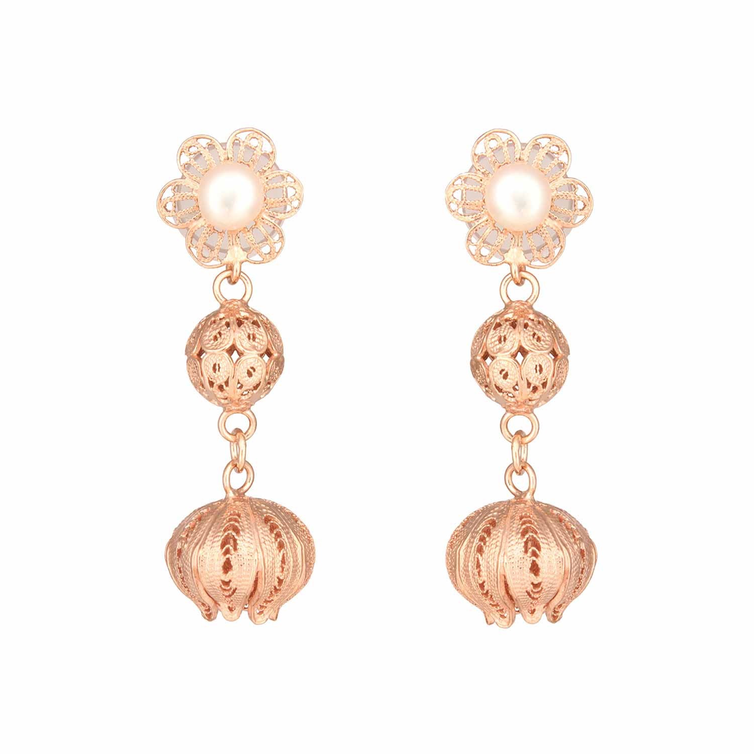 oval drops earrings online