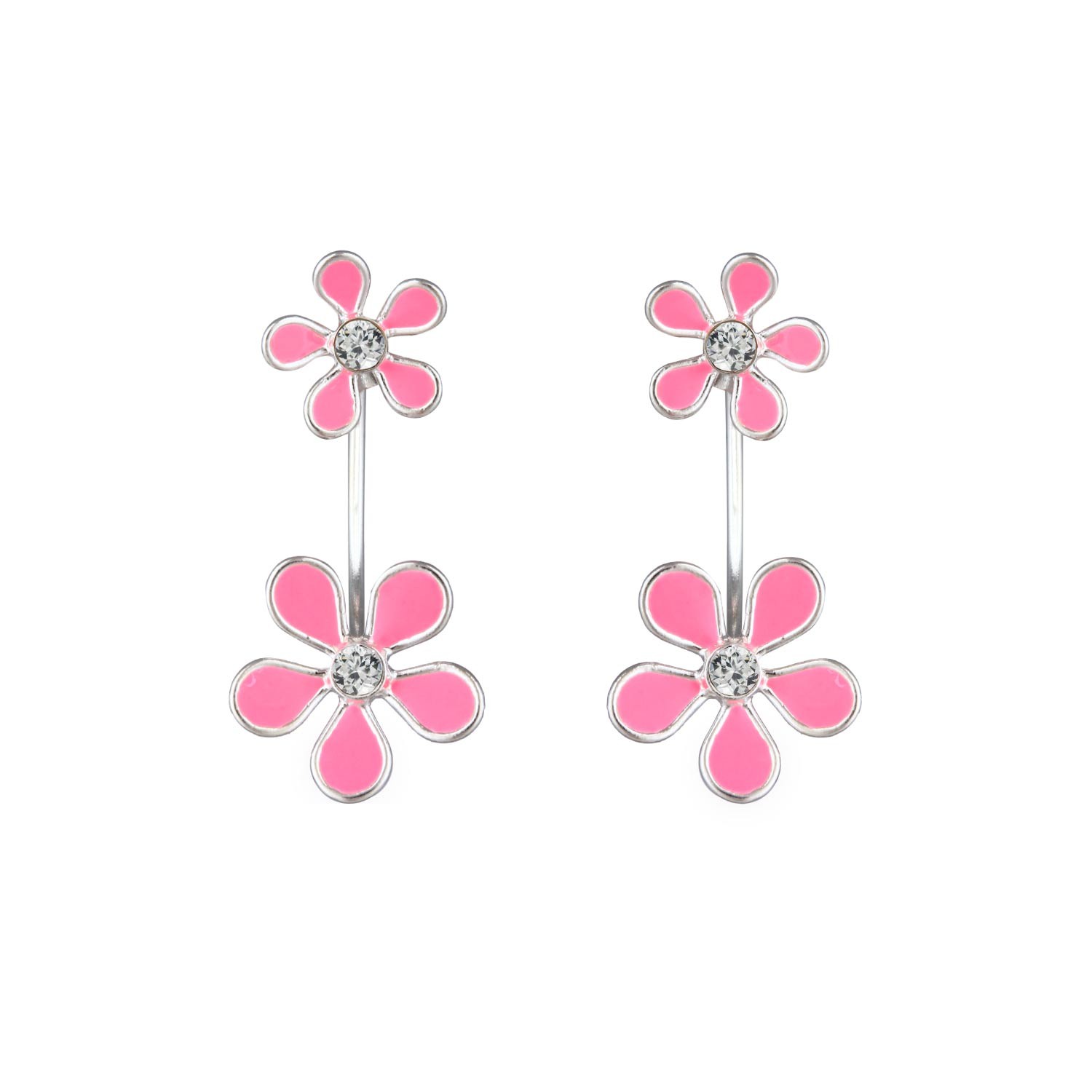 Two Step Floral Earrings