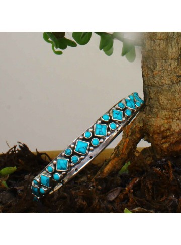 Turquosie Beauty Silver Bangle