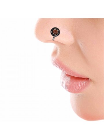 Carnelian Nose Pin