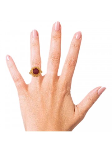 Supreme Flawless Ruby Enamel Ring