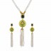 Pearl and Green Onyx Necklace