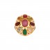 Colorful Multi Gem Stone Cocktail Ring