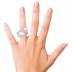 Moon Mystique Twin Pearl Ring