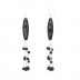 Glorious Black Onyx Tassel Earrings