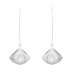 Spark Triangular Drop Earrings