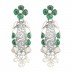 Green Onyx Pearl Earring 