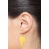 Modern Irregular Pearl Leaf Drop Earrings