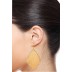 Long Gold Hoop Filigree Earrings